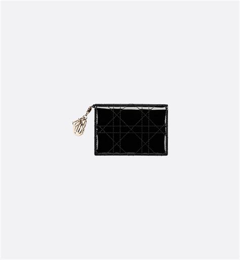 Lady Dior Nature Ballet card holder 